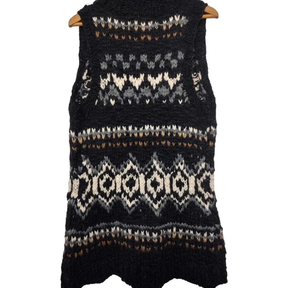 S.Oliver Knit Faux Fur Trim Open Front Cardigan